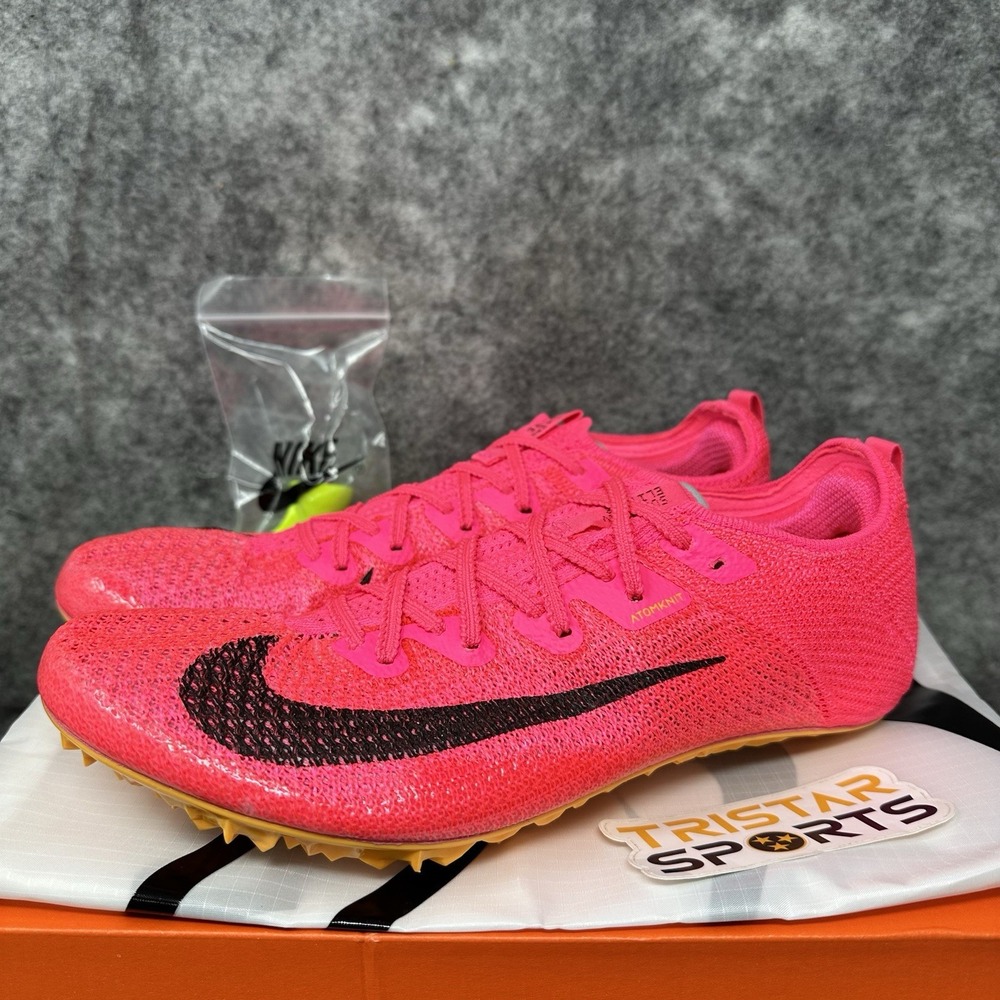 Nike Zoom Superfly Elite 2 Track Spikes Mens Sz 12 Hyper Pink Orange CD4382-600